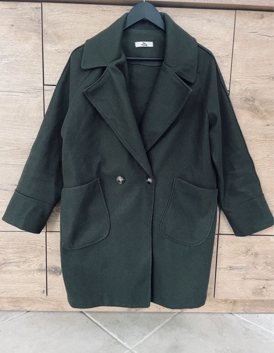 Płaszcz płaszczyk oversize khaki