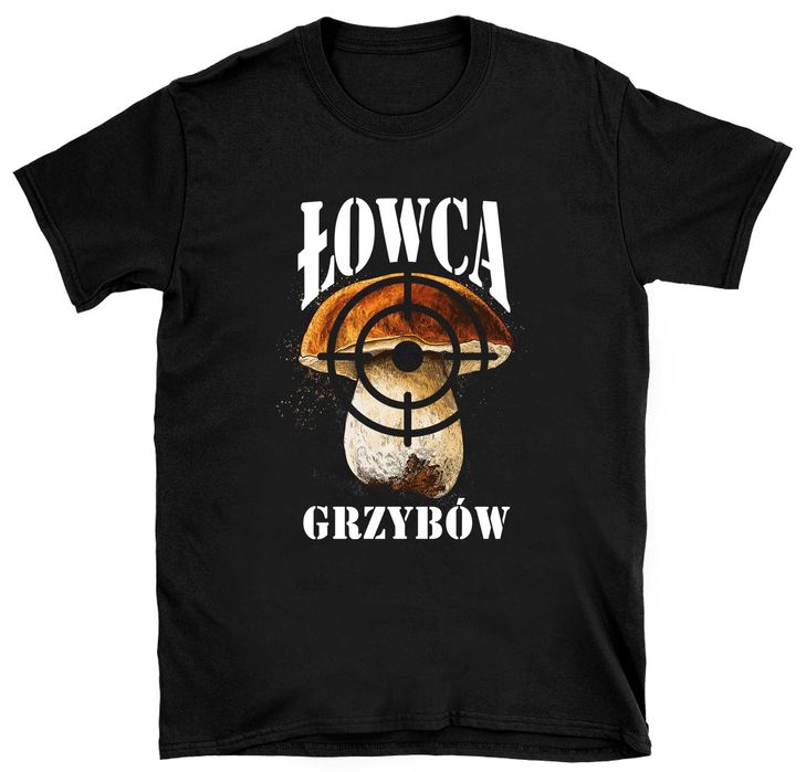 koszulka dla grzybiarza, koszulka do lasu, grzyby, koszulka na grzyby