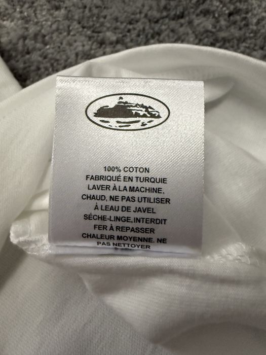 T-shirt Corteiz “Blue Logo” White