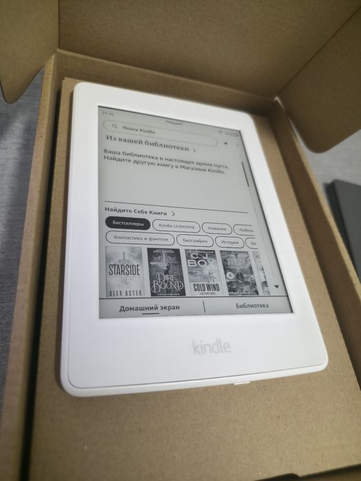 Kindle Paperwhite 7 покол. Підсвітка. 6 дюймів. Refurbished. HD екран. Чохол