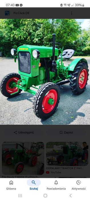 Deutz f1m414 rok 1939 zabytek zamiana na Jawa 350 cezet
