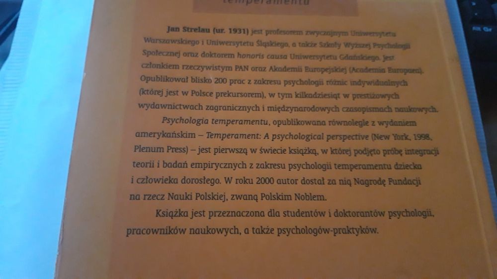 Psychologia temperamentu, Strelau