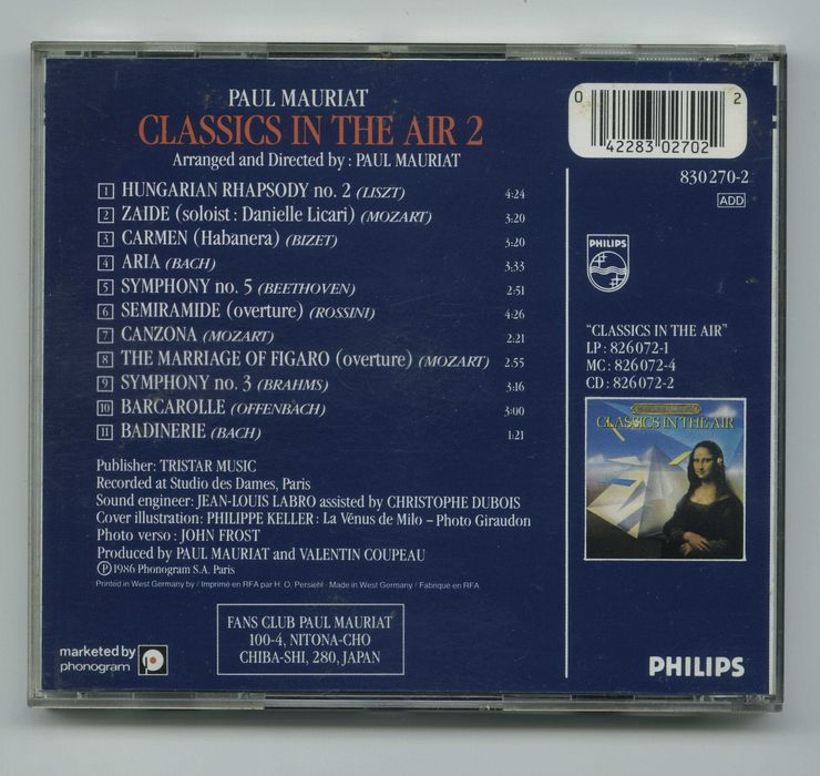 4 CD's - Música clássica