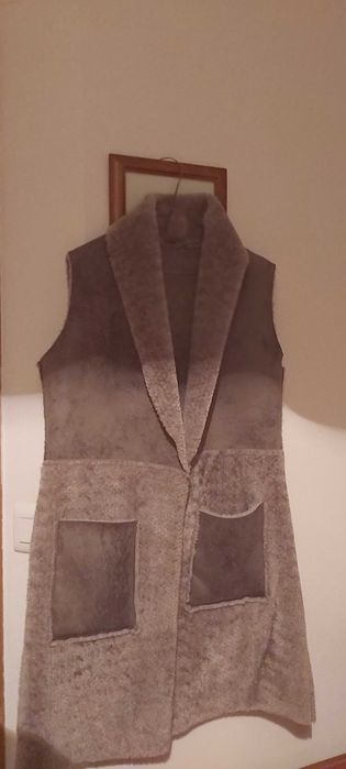Espetacular colete comprido quente e super tendência!