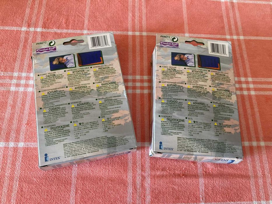 Almofadas Insufláveis Confort Rest para Campismo da marca Intex