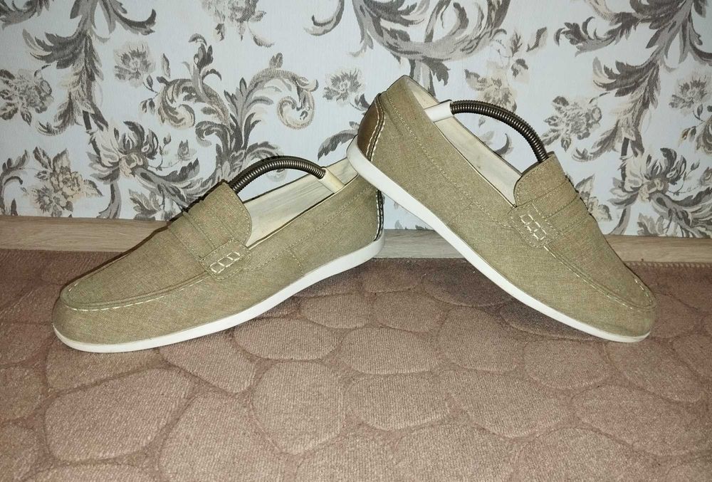 Мокасіни чоловічі класичні льняніLivergy top men