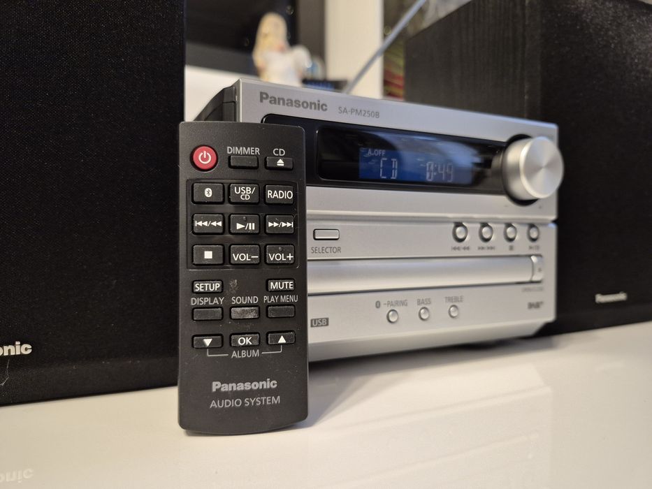 Panasonic SA-PM250B wieża z bluetooth DAB+ FM CD USB