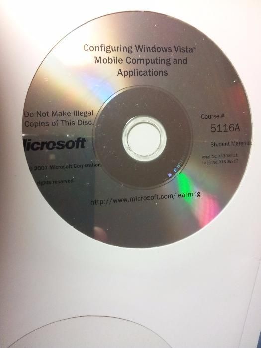 Windows Vista Course - Original Microsoft Books and CDs - M5115, M51164585231945603123
