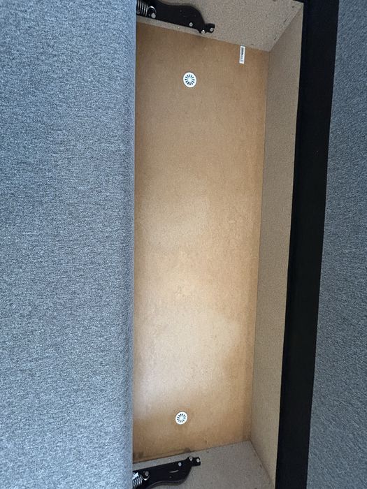 Vende-se sofá-cama, cor cinza, do IKEA,