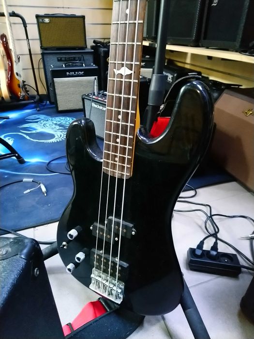 Gitara Basowa Leworęczna Marlin Sidewinder + Marshall MB30