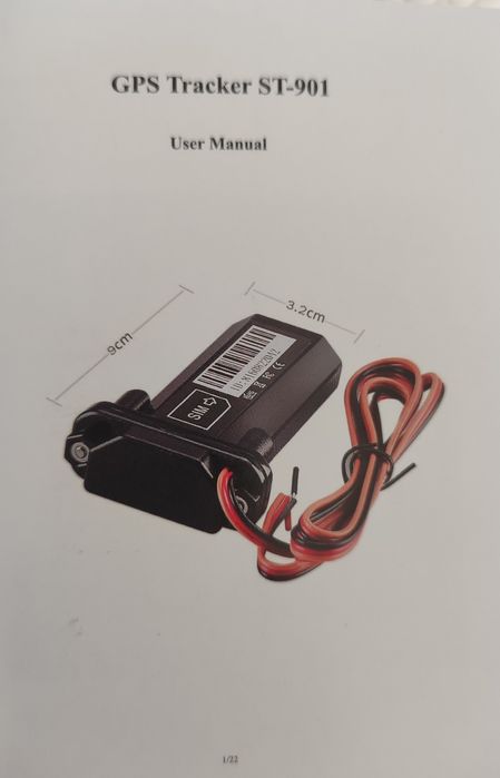 Localizador/Rastreador GPS Sinotrack ST901