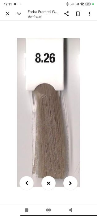 Tinta Cabelo Profissional Framesi Framcolor Glamour - Cor 8.26 (Nova)