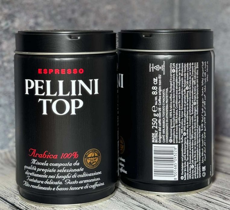 Кава мелена Pellini Top 250 г в ж/б
