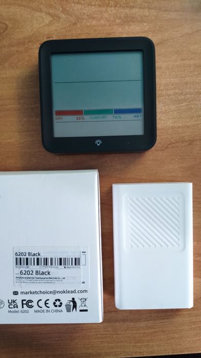 Estação meteorológica digital com sensor externo – Como nova!