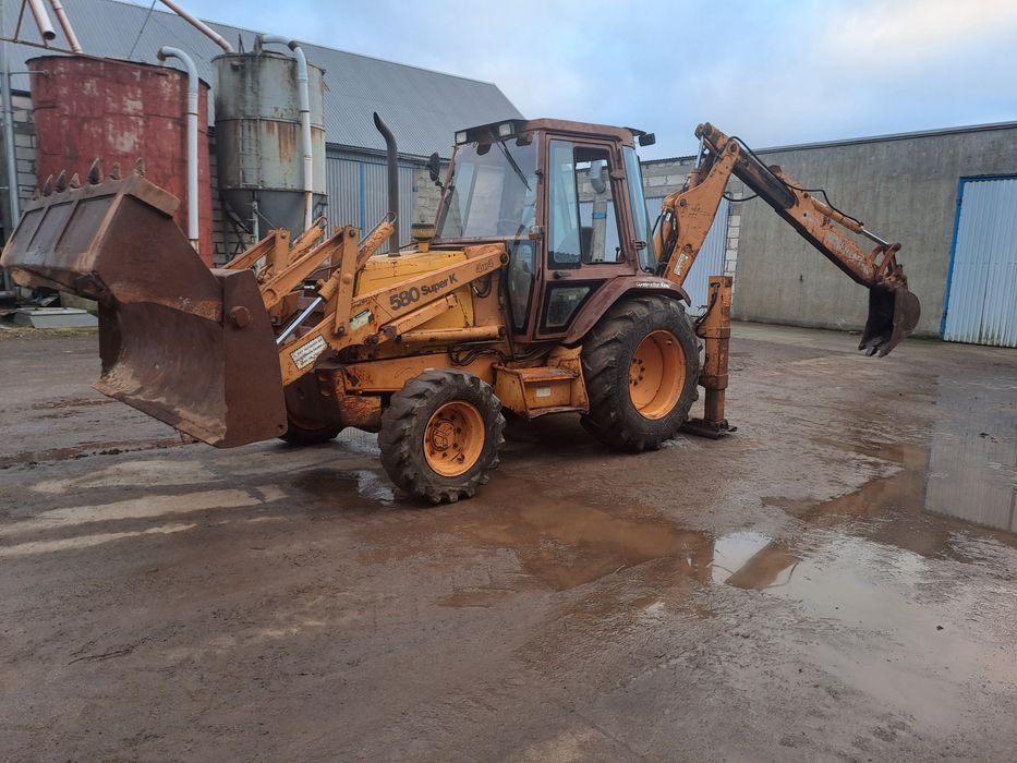 Koparko Ładowarka Case 580 Super K 4x4 Teleskop Łyżko Szczęka