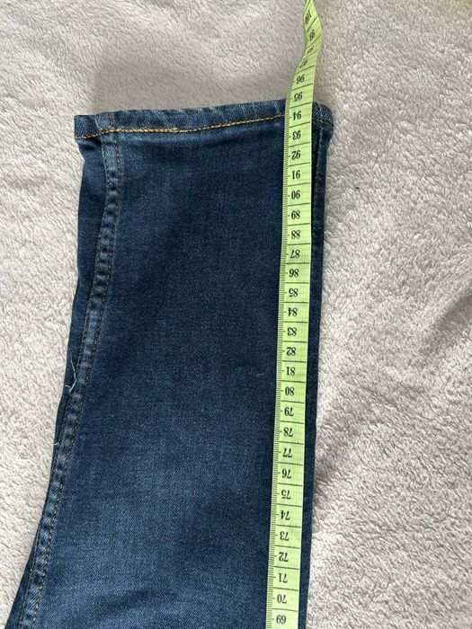 #H&M spodnie jeansowe granatowe 42 skinny