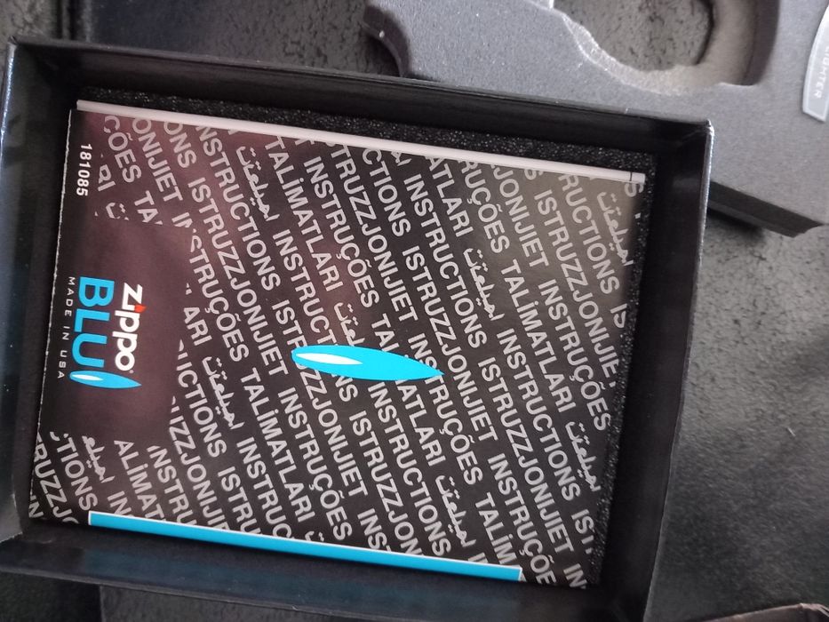 Isqueiro ZIPPO BLU novo