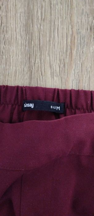 Spodnie chinosy do kostek damskie M/38 Sinsay