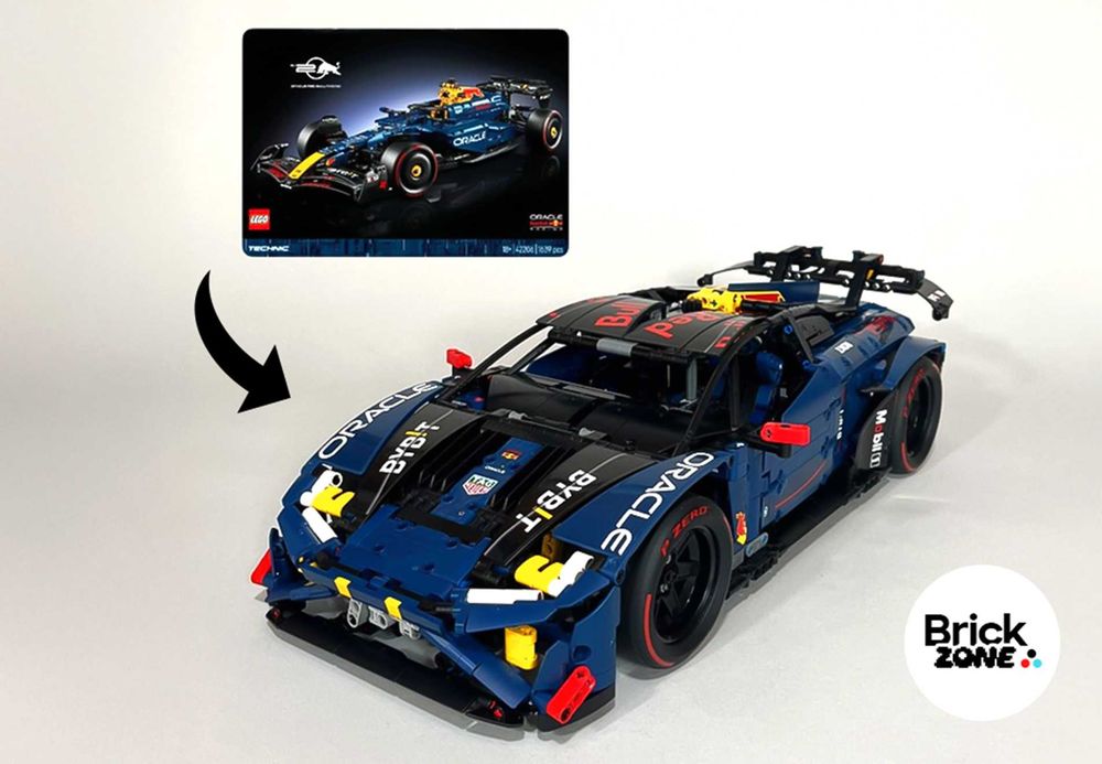 ‼️1639 деталей‼️Конструктор Lego F1 Red Bull Racing RB20 (42206) 2 В 1