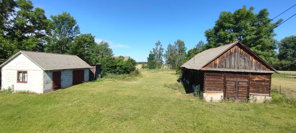 Sprzedam działka 6500 m2 z domem 200 m2 wraz z budynkami gospodarczymi