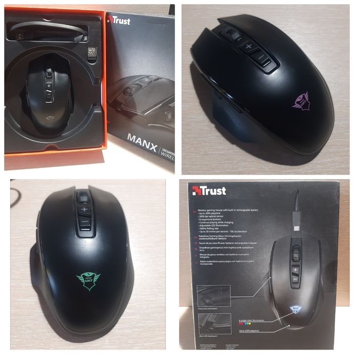 Нові бездротові гральні мишки Trust Izza,Gav, Manx, Ranoo