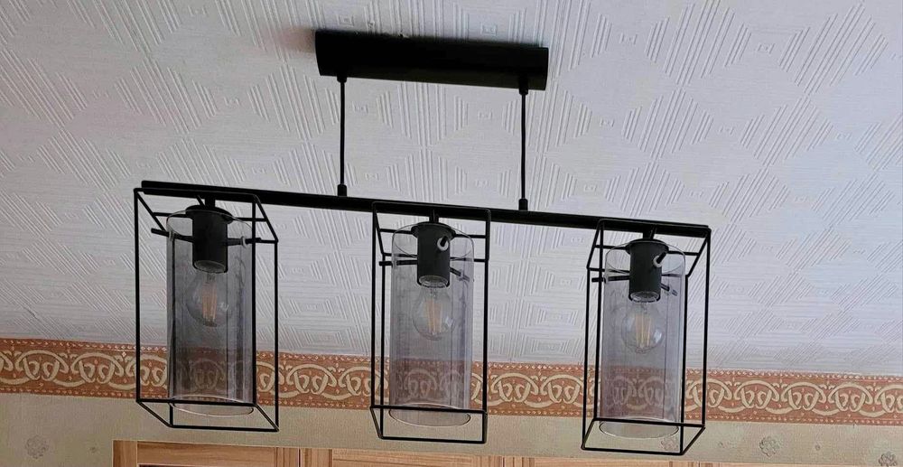 Lampa wisząca czarna