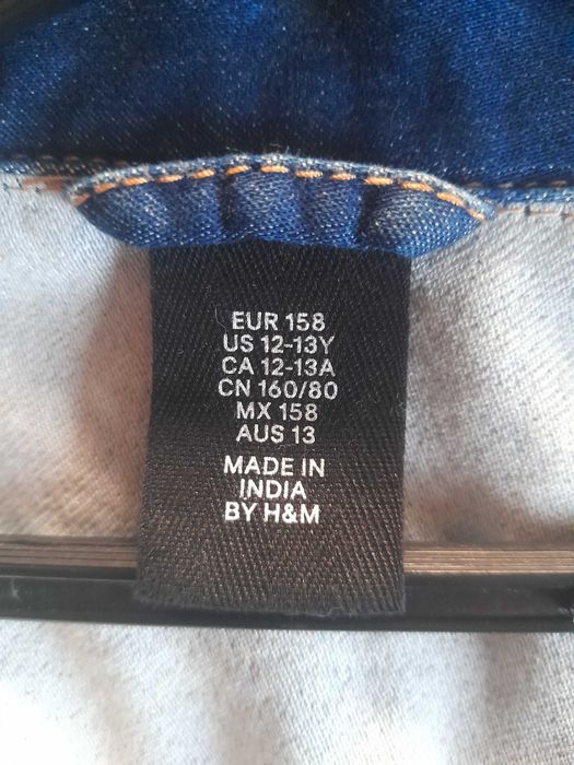 H&M Denim Jacket, Size 12–13 / 158 (Unisex)64739334572035123