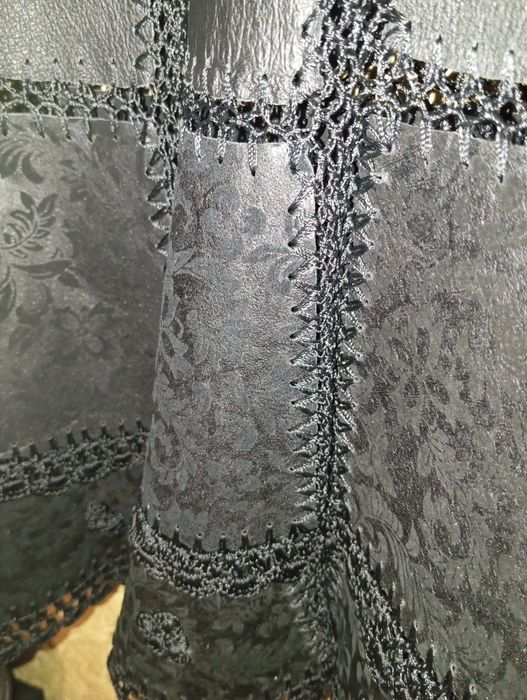 Юбка из натуральной кожи макси  размер 50,длина100см и