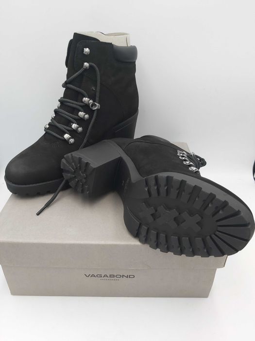 NOWE buty skórzane zamsz VAGABOND botki trapery grace e065 rozmiar38