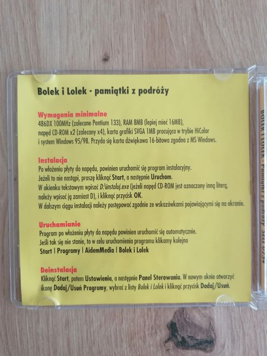 płyta CD multimedialny program edukacyjny