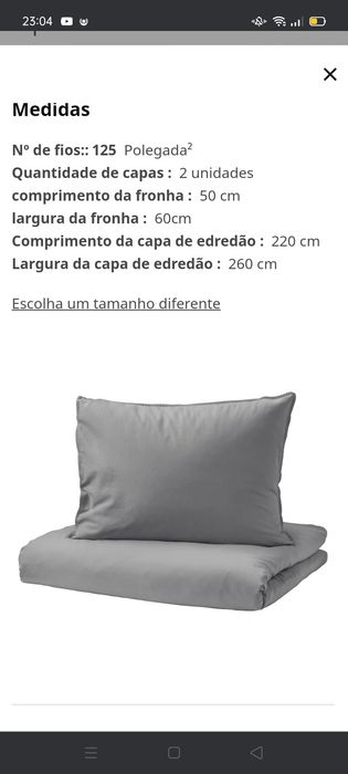 Capa de edredão Angslilja, IKEA. NOVA