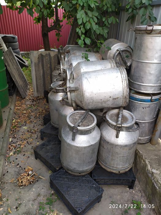 Бідони алюмінієві харчові 40 л