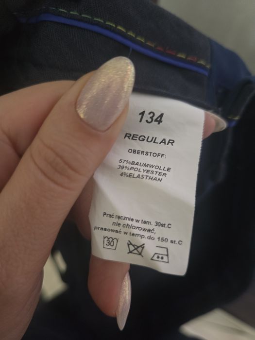 Garnitur chłopięcy 134,  1 raz założony, koszula gratis