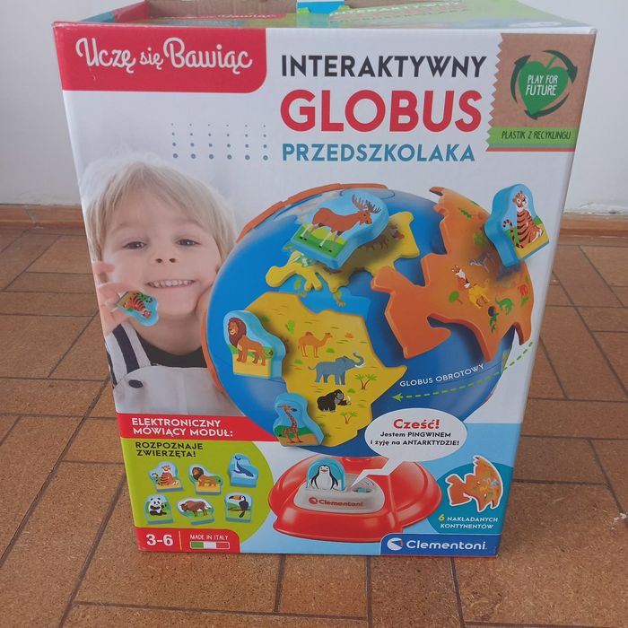 Interaktywny globus przedszkolaka Clementoni