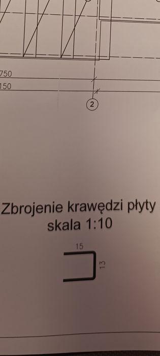 Dystanse zbrojeniowe U bigle , strzemiona U