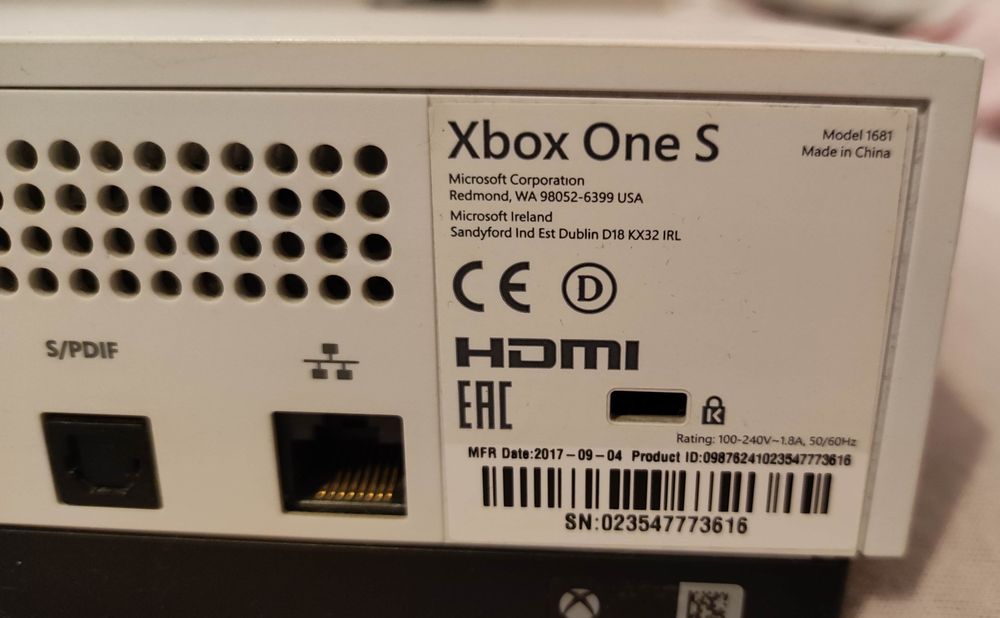 Konsola Xbox One S 512gb