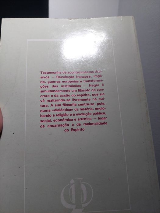Livro "Hegel"-Edições 70