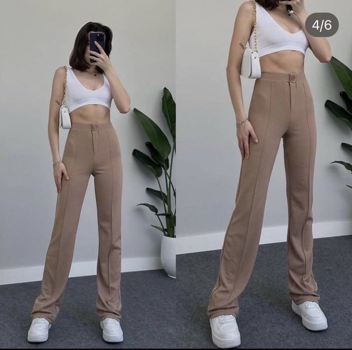 Штани висока посадка