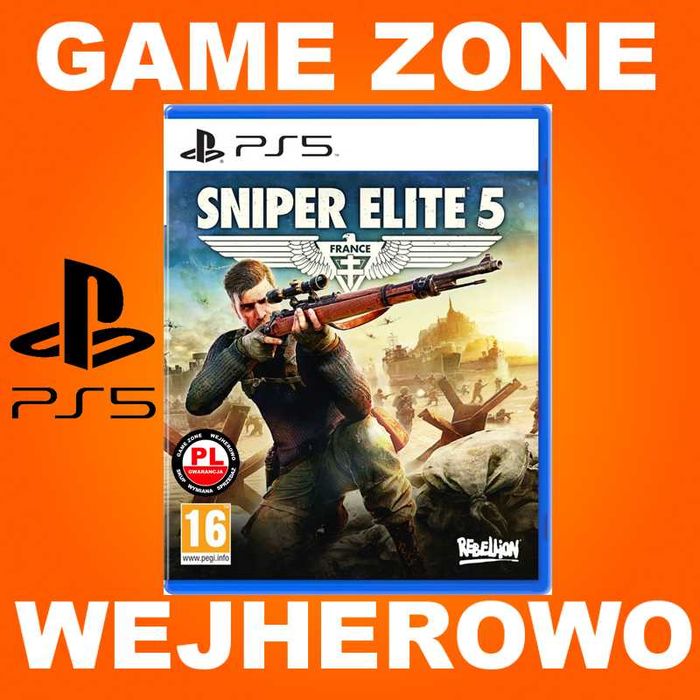 Sniper Elite 5 PS5 = PŁYTA PL = sklep Wejherowo