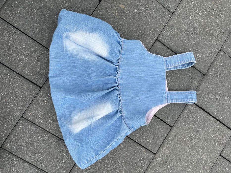 sukienka jeansowa FRJ rozm. 80