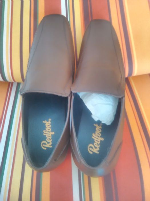 Półbuty męskie Firma RED FOOT r.44 skóra naturalna brąz