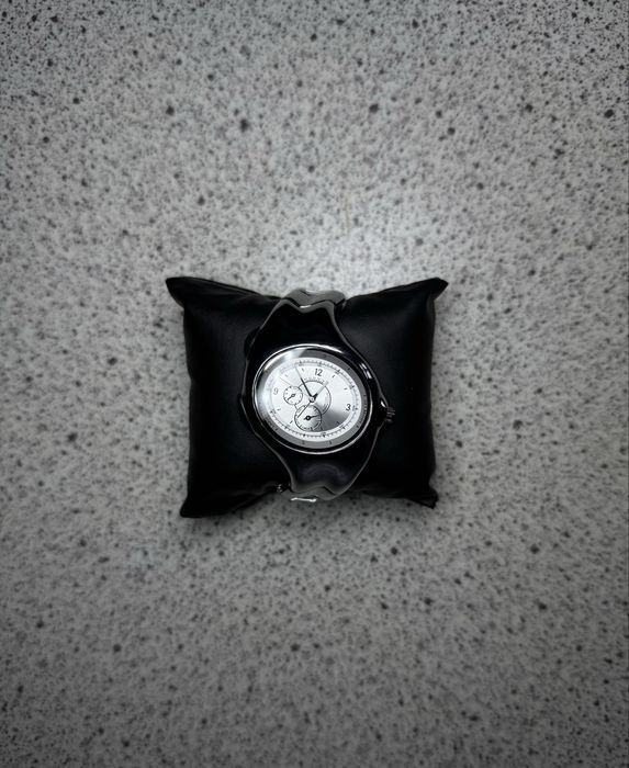 Armored Triax Y2K Style Stainless Still Watch Futuristic Design