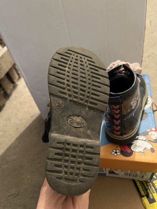 Botki przejściowe ocieplane polarem Myszka Minnie r.26