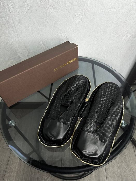 Кожаные мокасины Bottega Veneta