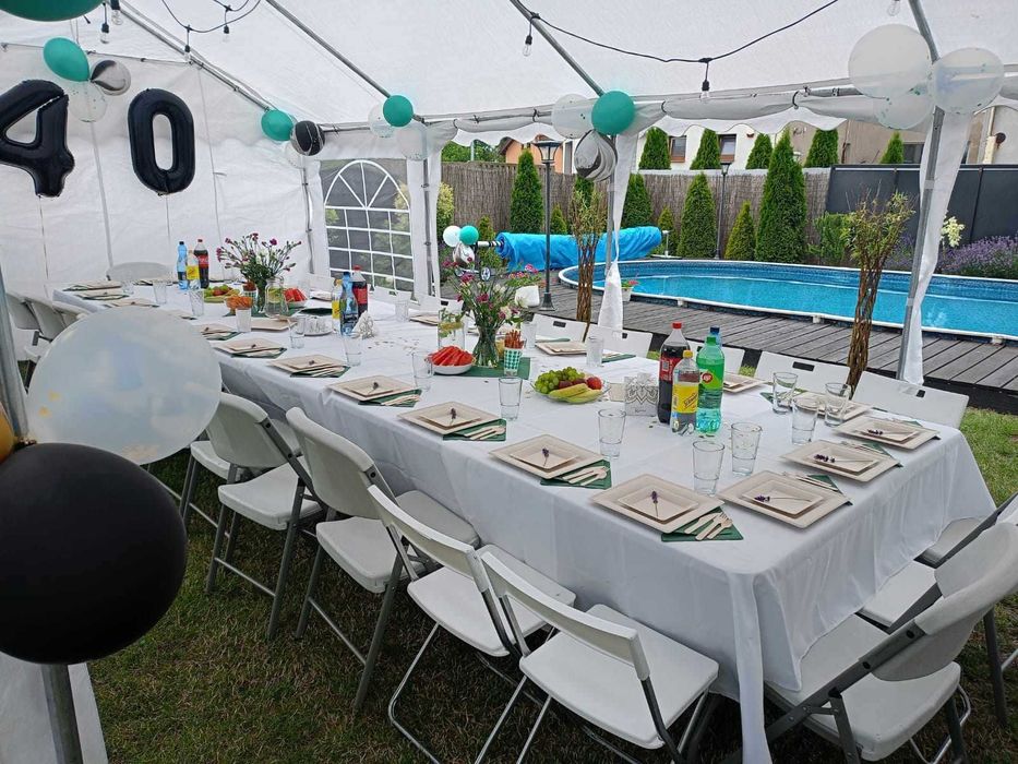 Wynajmę Namioty imprezowe/cateringowe krzesła, stoły, wata cukrowa