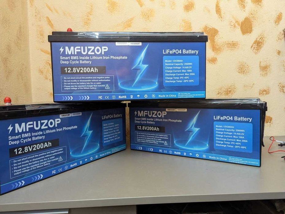 Акумулятор LiFePO4 DATOU BOSS 12V/100AH(1320Wh)літій-залізо-фосфатний. Безкоштовна доставка. Аккумулятор , Li-ion батарея, «АКБ. новый, —  2026 рік»