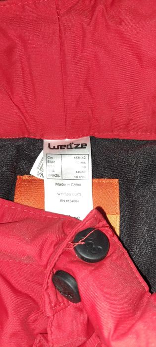 spodnie na narty rozmiar  133/142