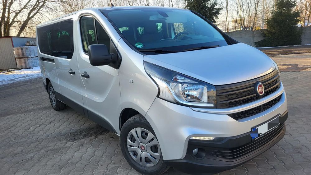 Fiat Talento Bezwypadkowy Serwisowany 8os. Nawigacja Tempomat 2 x Drzwi Przesuwne