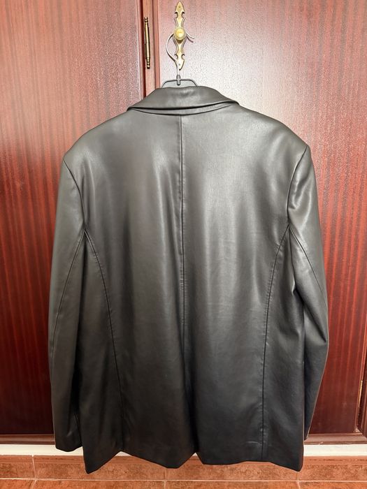 Blazer de cabedal Pull & Bear