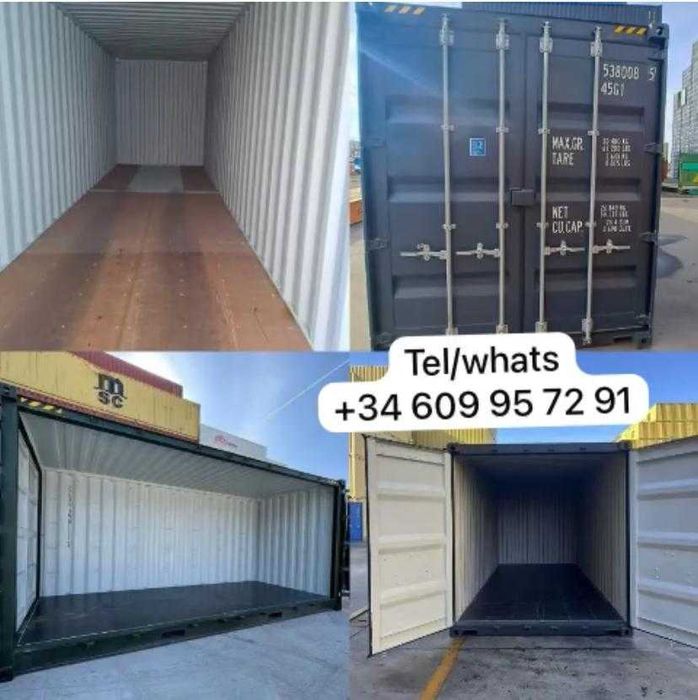 contentores marítimos de todas as dimensões